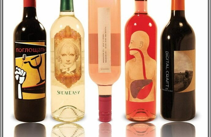 Wine Bottle Stickers Template