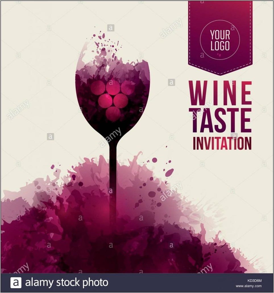 Wine Tasting Event Invitation Templates