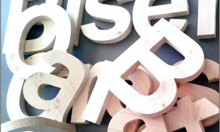 Wood Routing Letter Templates