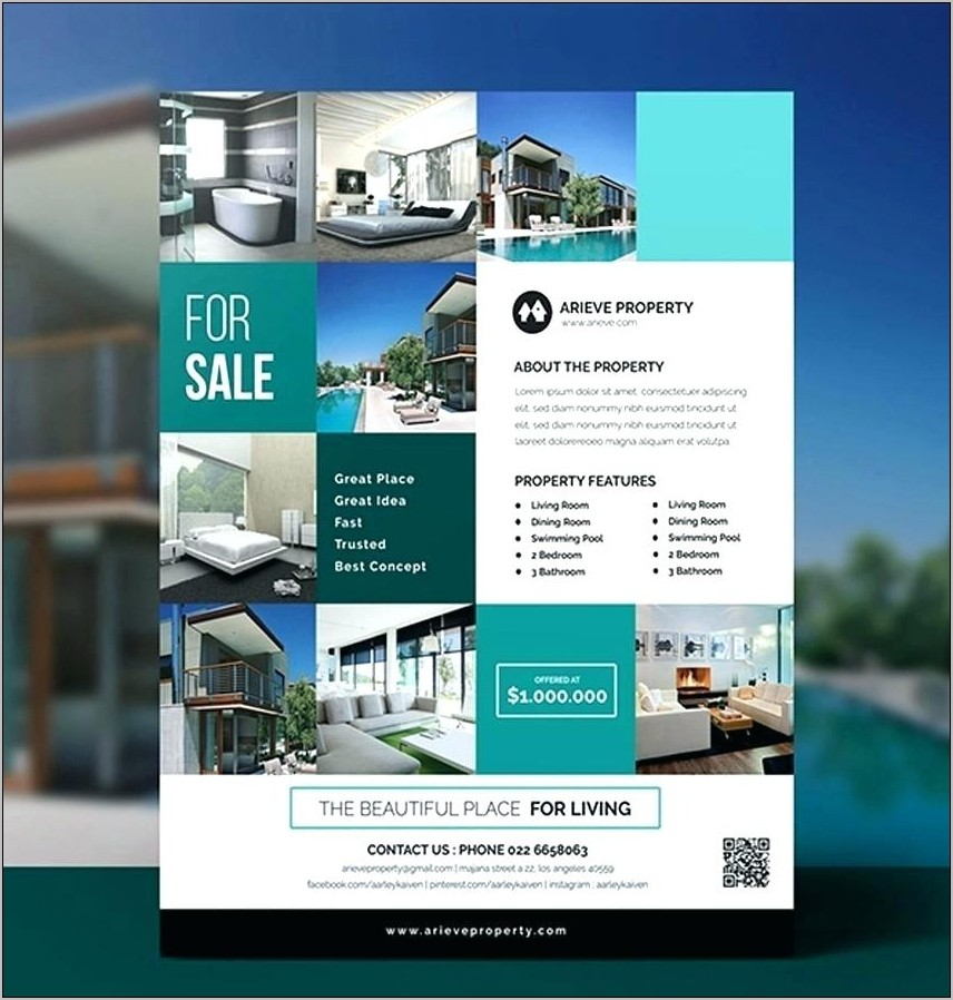 Word Doc Real Estate Flyer Template