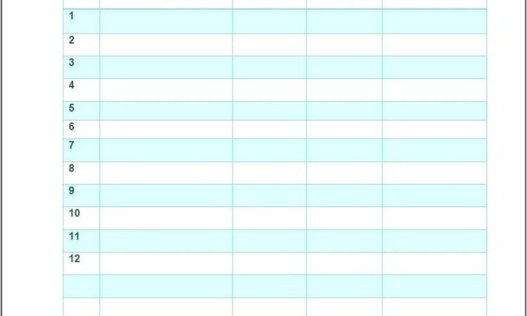 Work Attendance Register Template