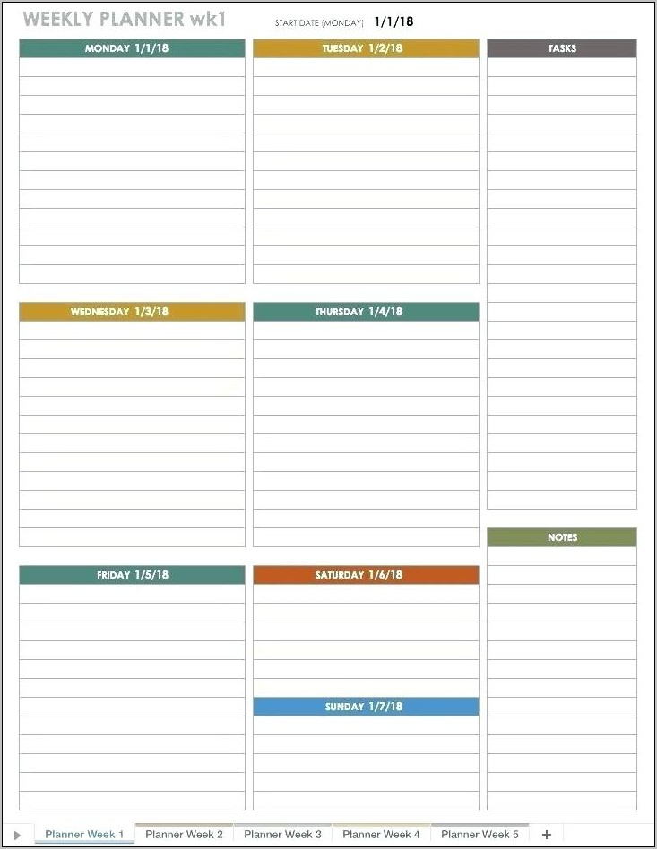 Work Schedule Calendar Templates