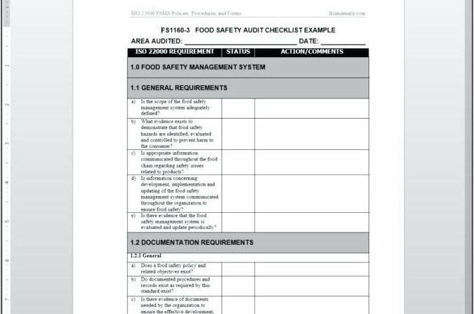 Workplace Safety Audit Checklist