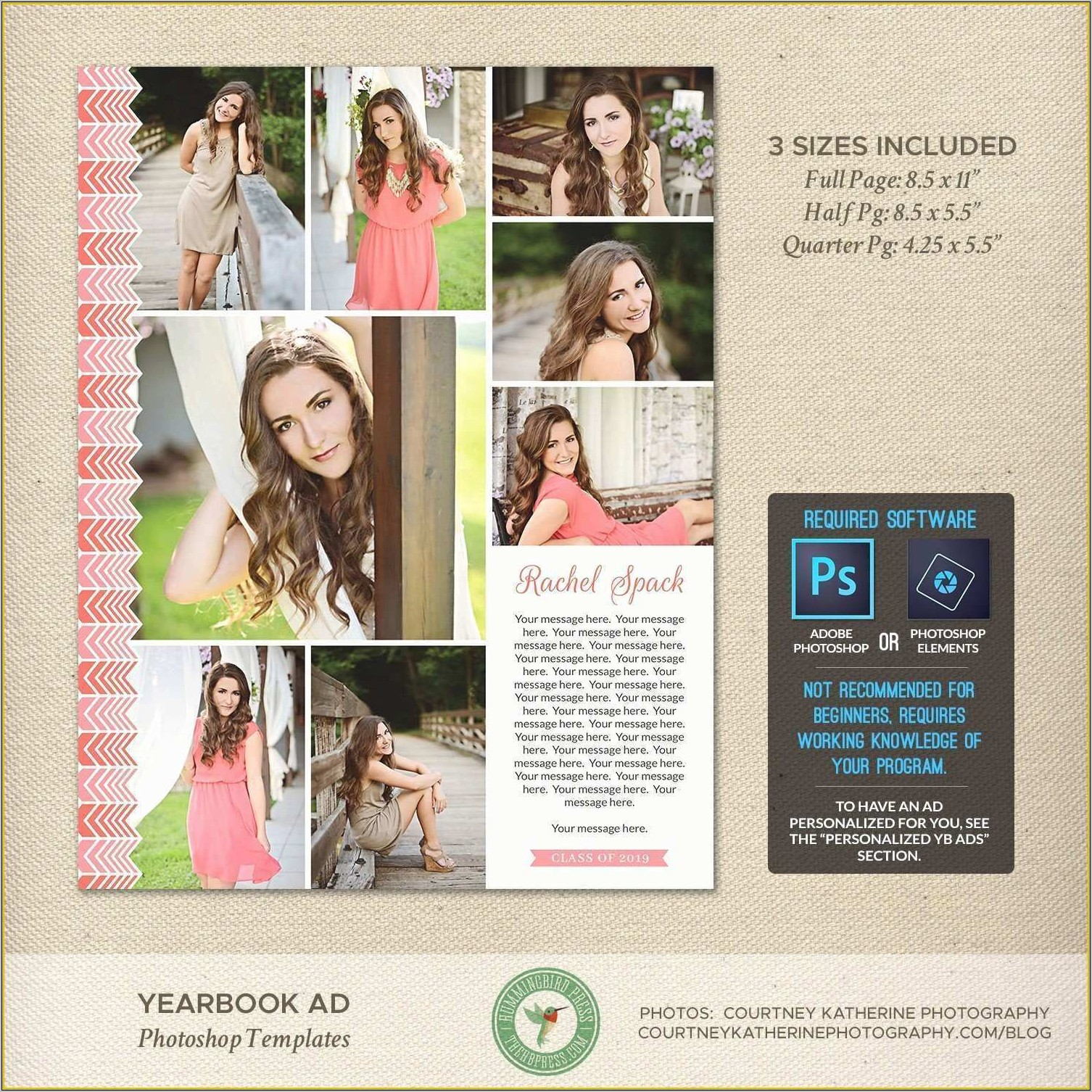 Yearbook Ad Templates Free Download