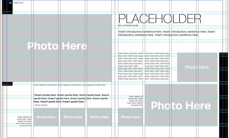 Yearbook Layout Templates Free