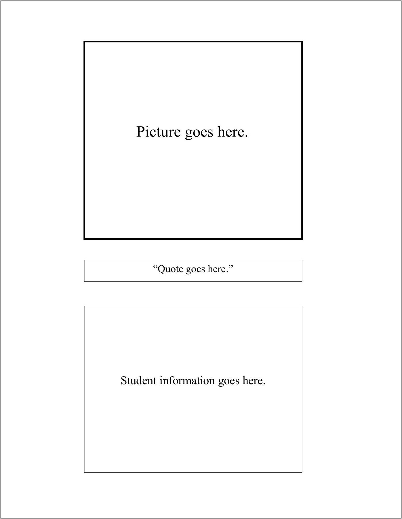 Yearbook Template For Pages
