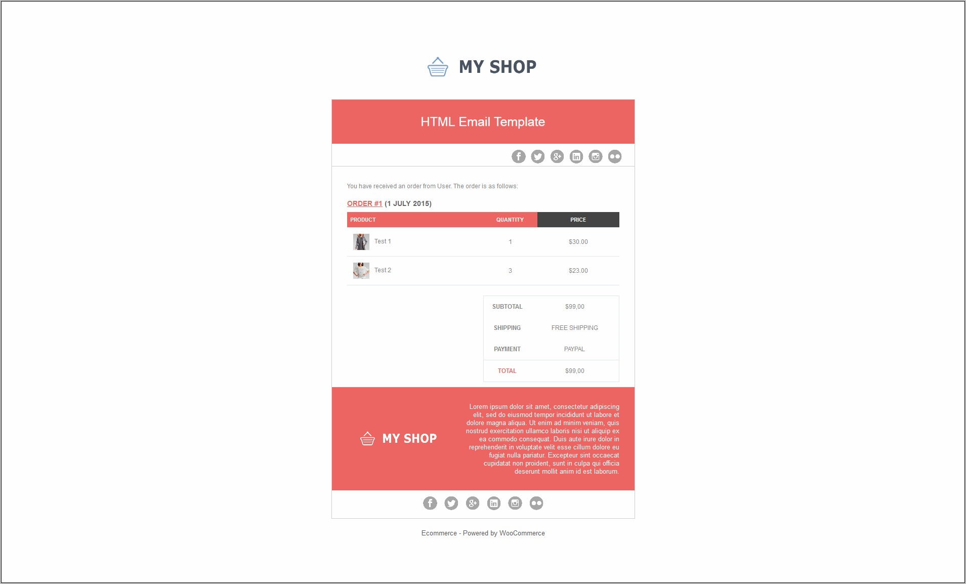 Yith Woocommerce Email Templates