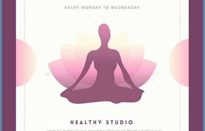 Yoga Flyer Template Word Free