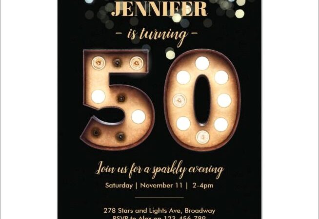 Zazzle 50th Birthday Invitations