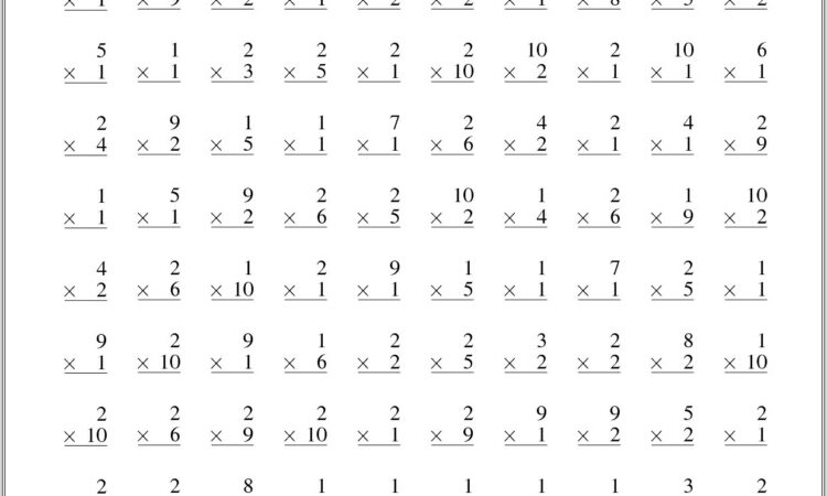 100 Times Table Problems