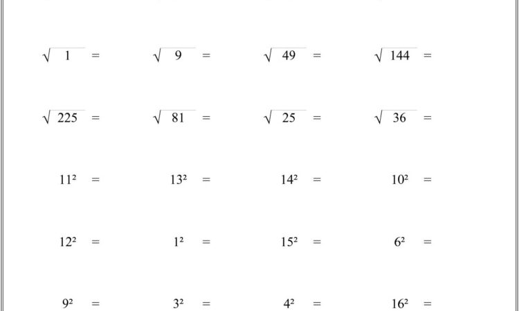 102 Worksheet Answers Algebra 1