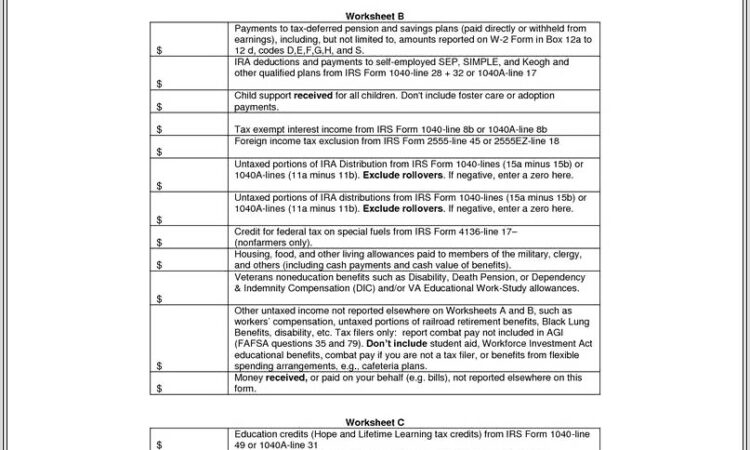 1040ez 2012 Eic Worksheet