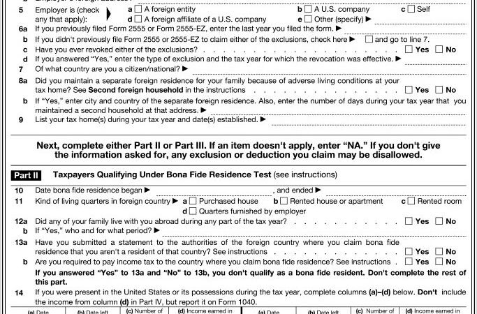 1040ez Worksheet Line F 2014