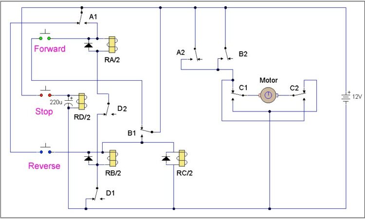 12v Dc Relay Circuit Diagram