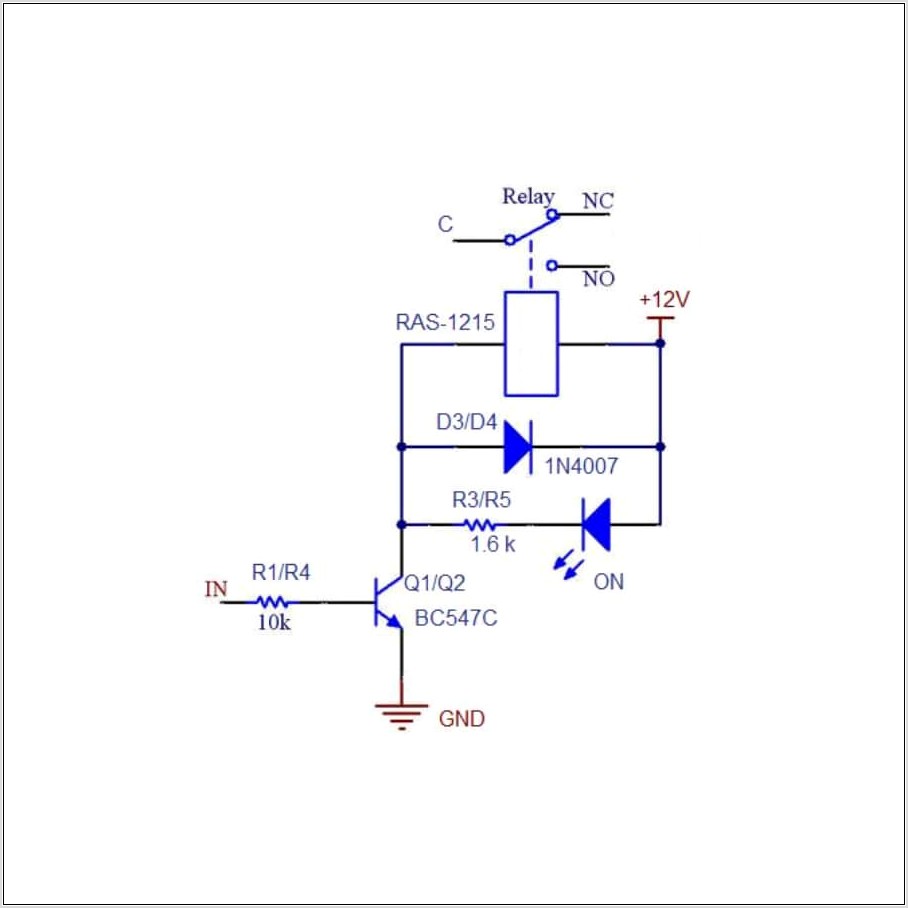 12v Relay Module Circuit Diagram