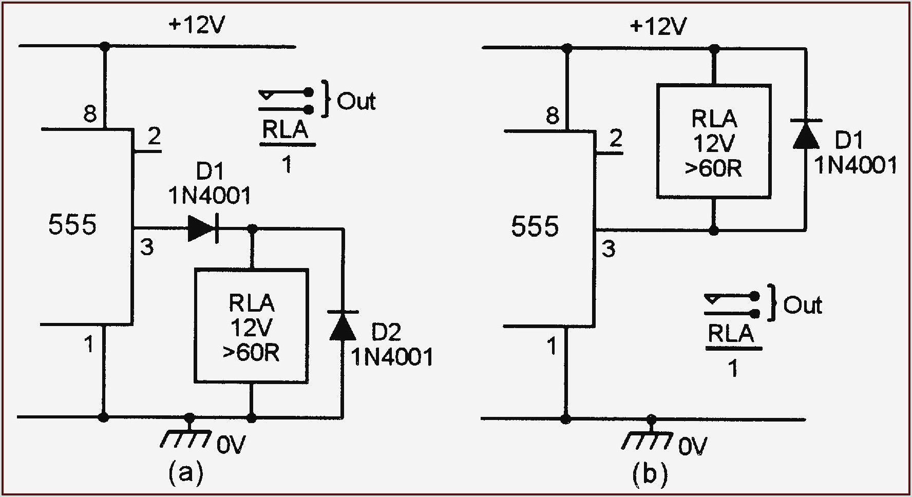 12v Time Delay Relay Circuit Diagram