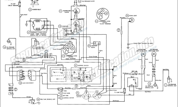 1964 Ford F100 Wiring Diagram