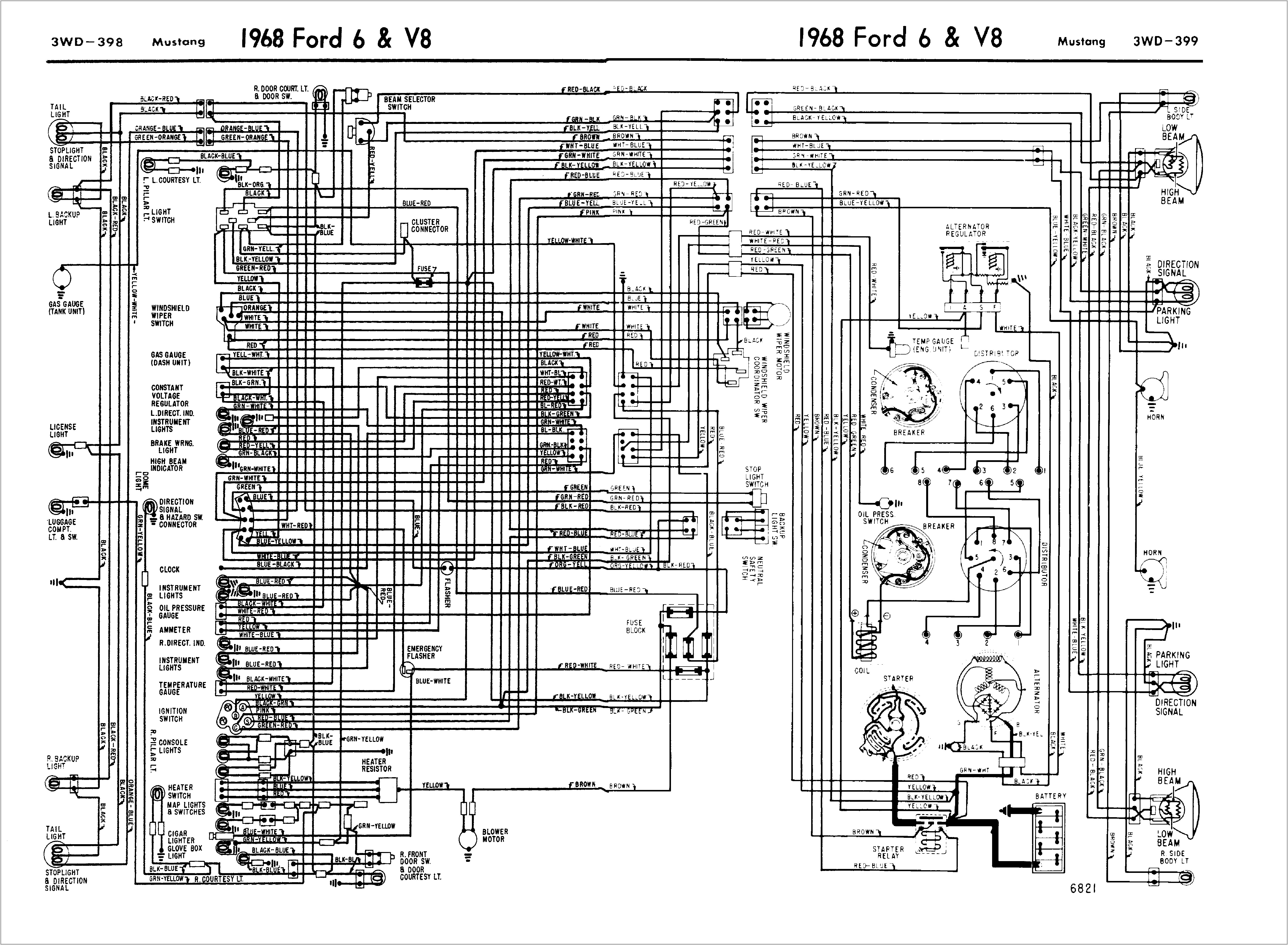 1969 Ford Mustang Wiring Diagram