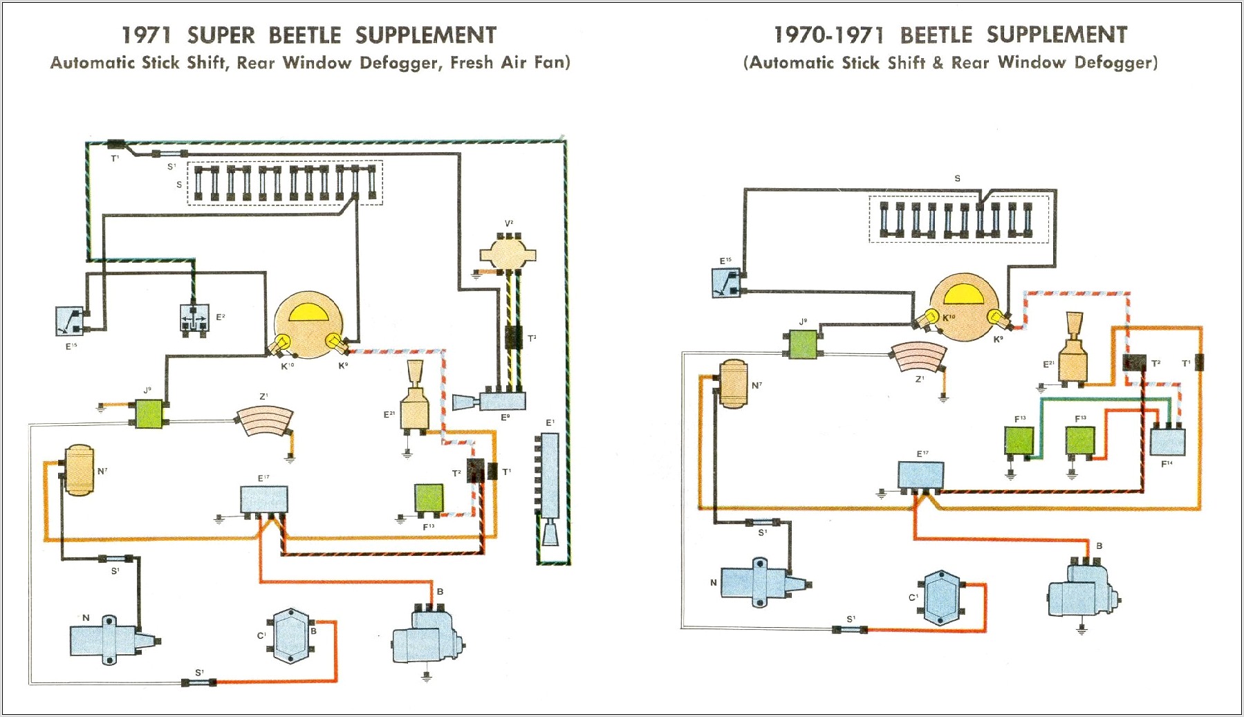 1969 Vw Beetle Turn Signal Wiring Diagram