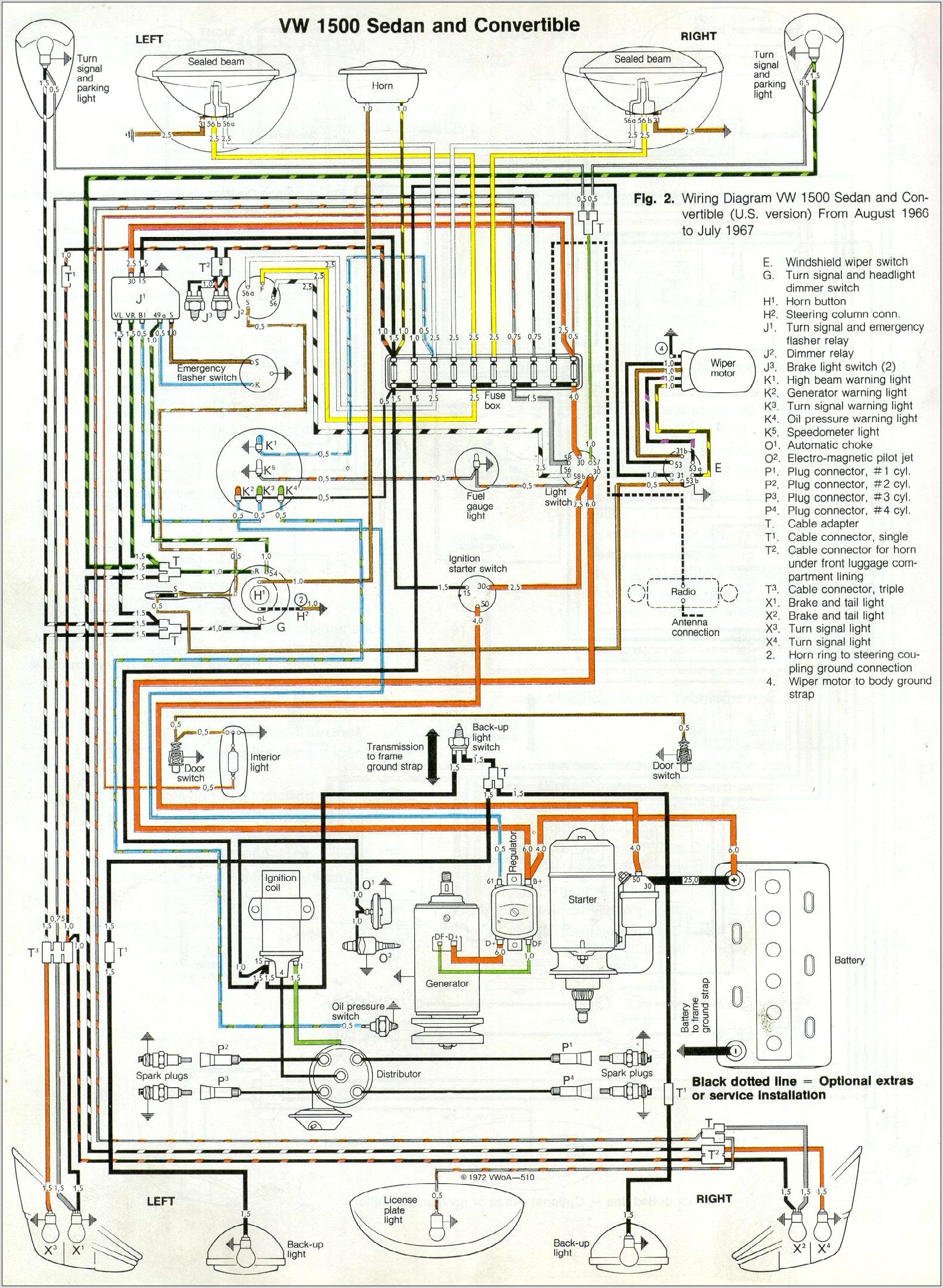 1969 Vw Beetle Wiring Diagram