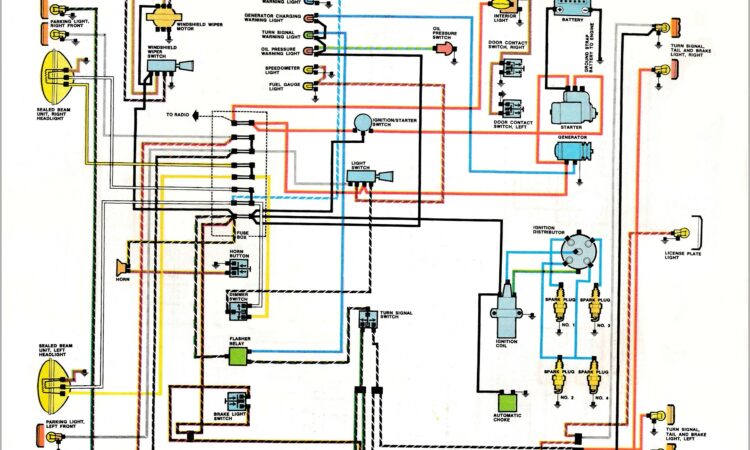 1973 Vw Beetle Headlight Switch Wiring Diagram