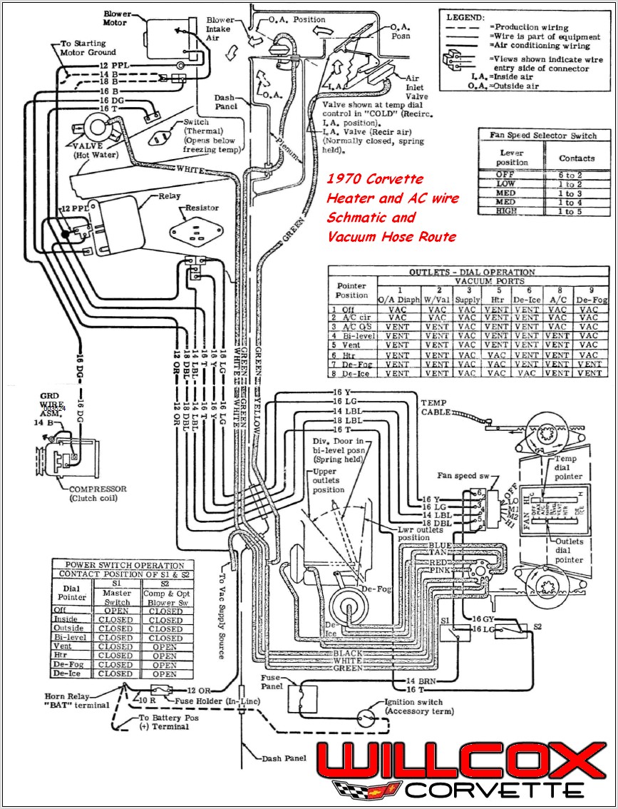 1978 Corvette Air Conditioning Diagram