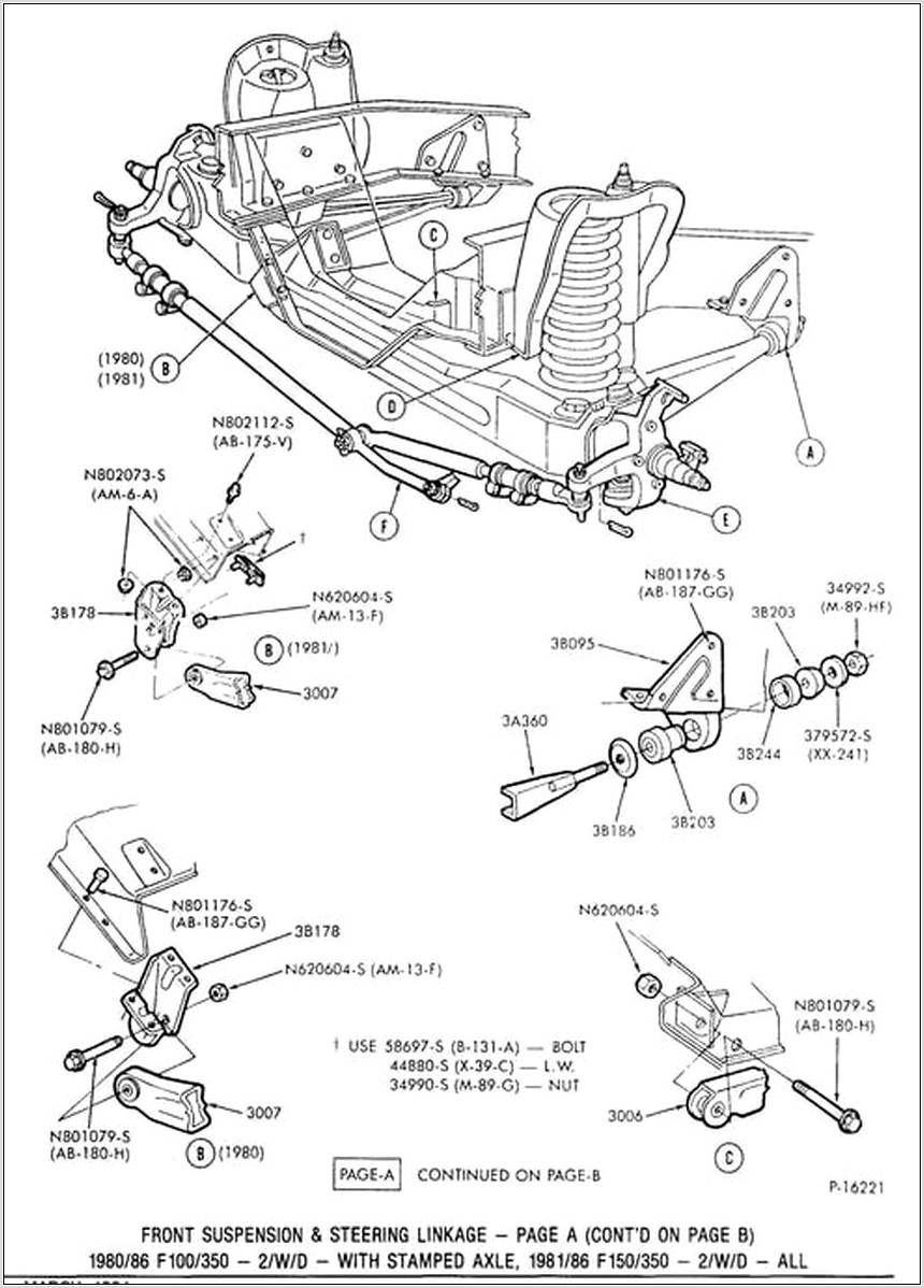 1994 Ford F150 Front Suspension Diagram