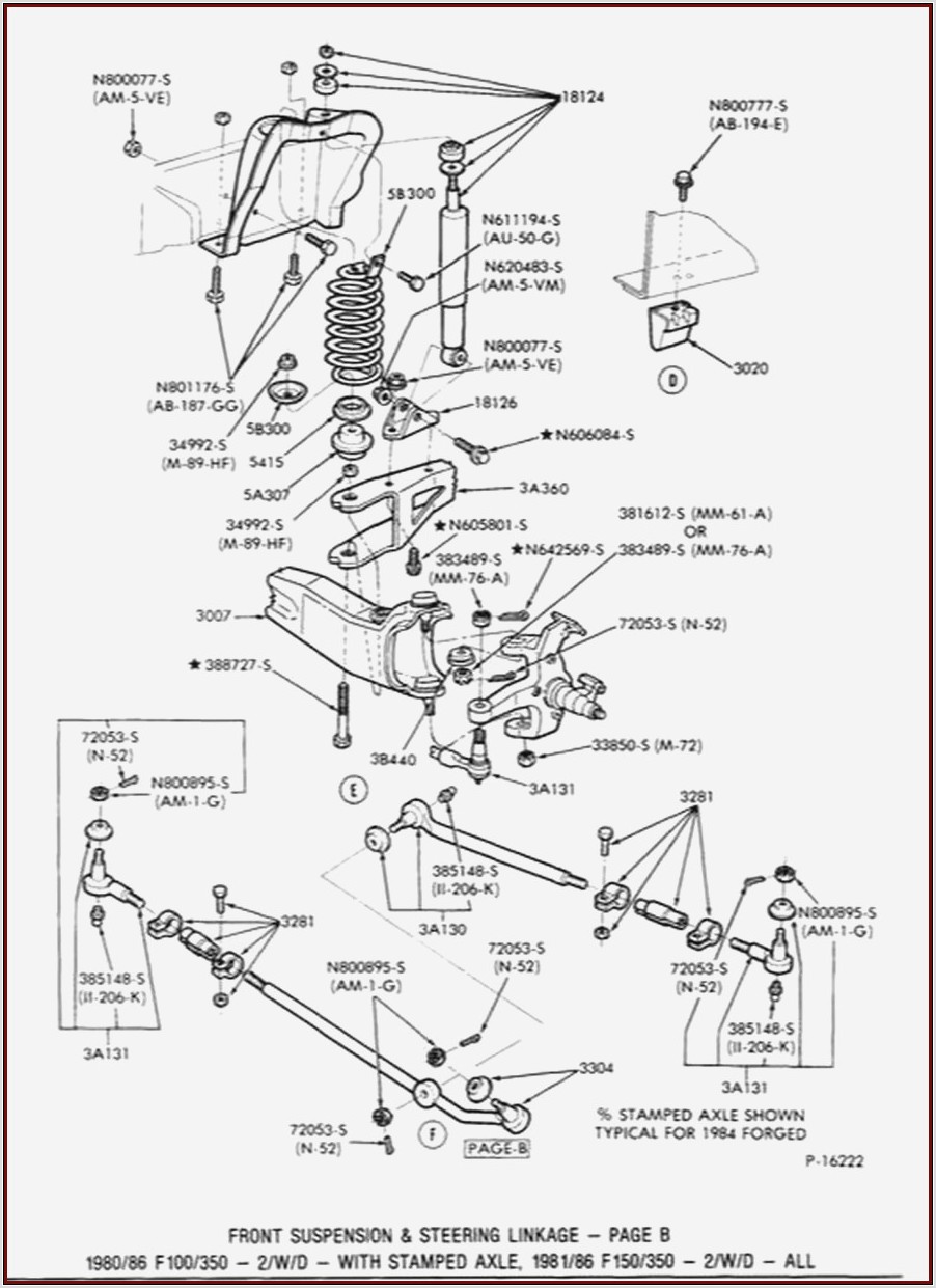 1996 Ford F150 Front Suspension Diagram