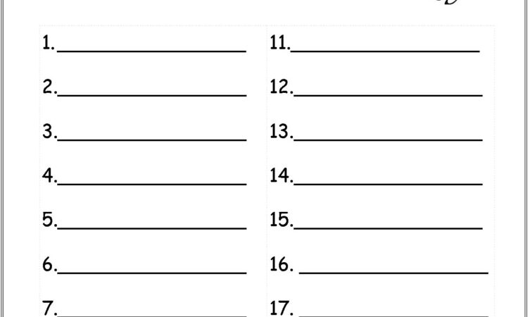 1st Grade Worksheet Printable