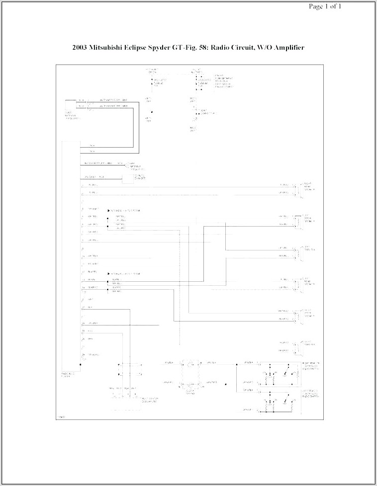 2000 Mitsubishi Eclipse Radio Wiring Diagram