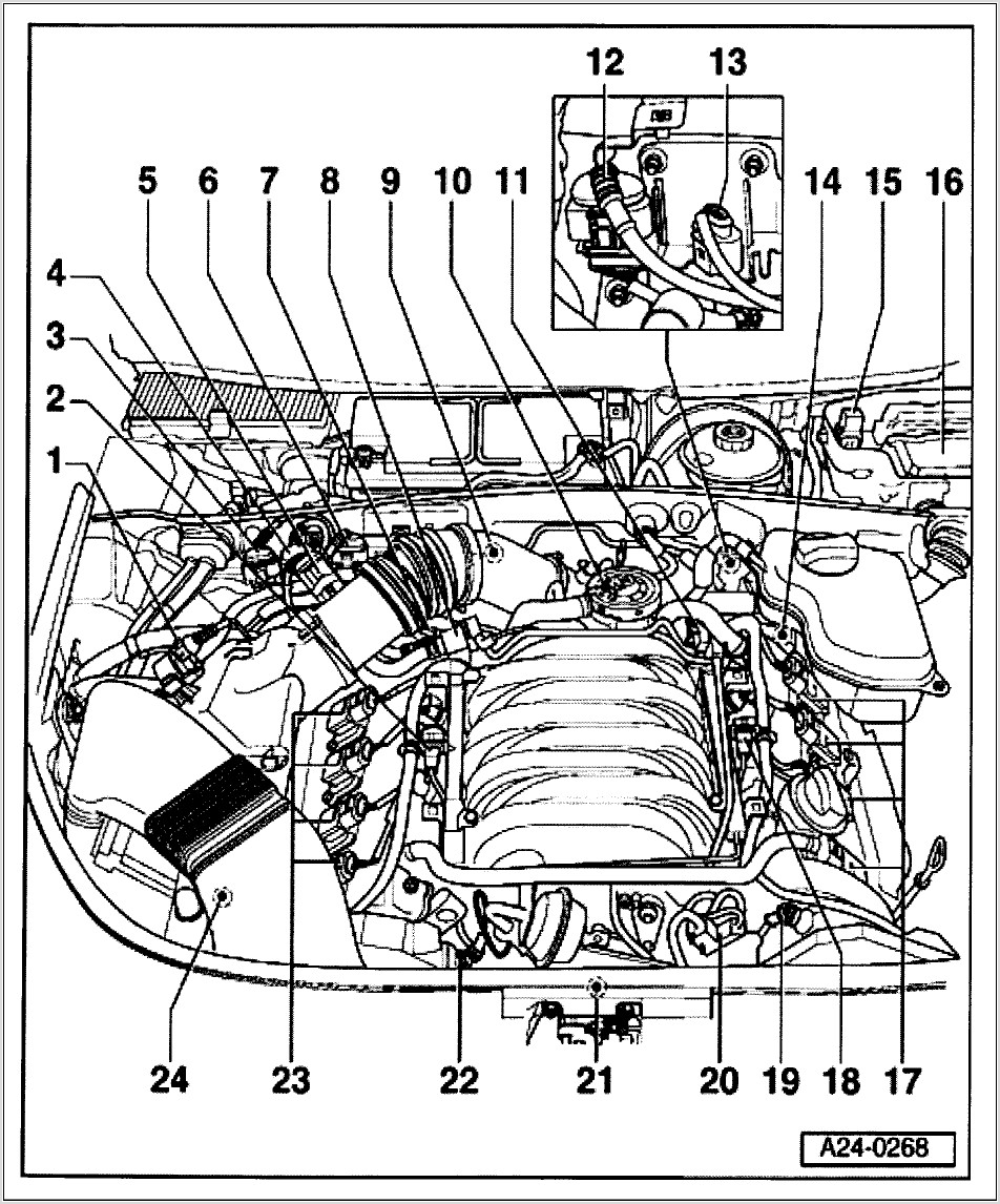 2001 Audi A6 Engine Diagram