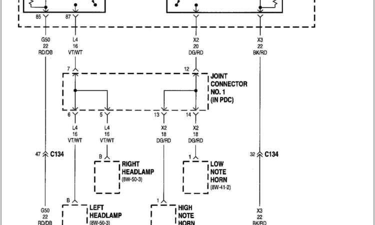 2001 Dodge Ram Headlight Switch Wiring Diagram