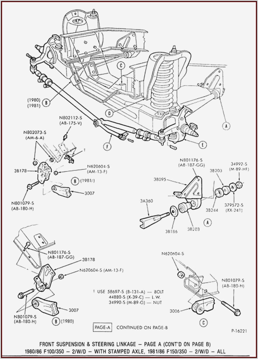 2001 Ford F150 4x4 Front Suspension Diagram