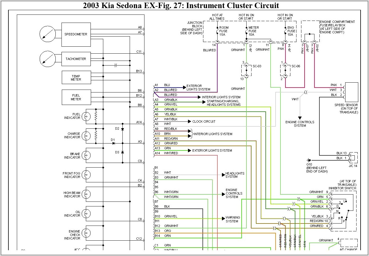 2003 Kia Spectra Radio Wiring Diagram