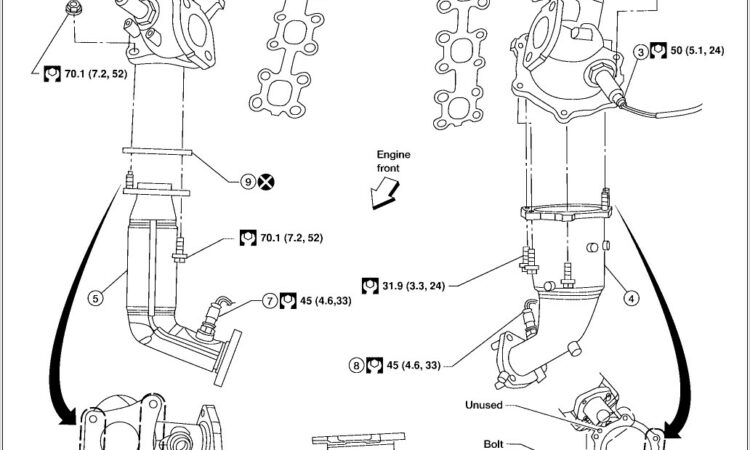 2004 Nissan Xterra Catalytic Converter Diagram