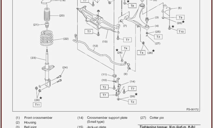 2004 Subaru Outback Rear Suspension Diagram