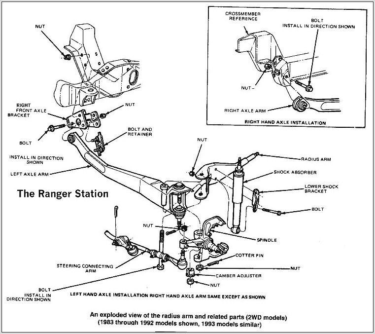 2005 Ford F150 4x4 Front Suspension Diagram