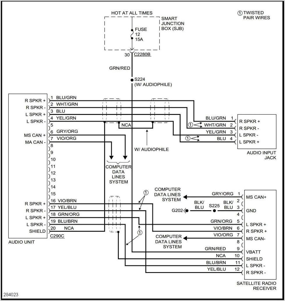 2005 Toyota Sienna Radio Wiring Diagram