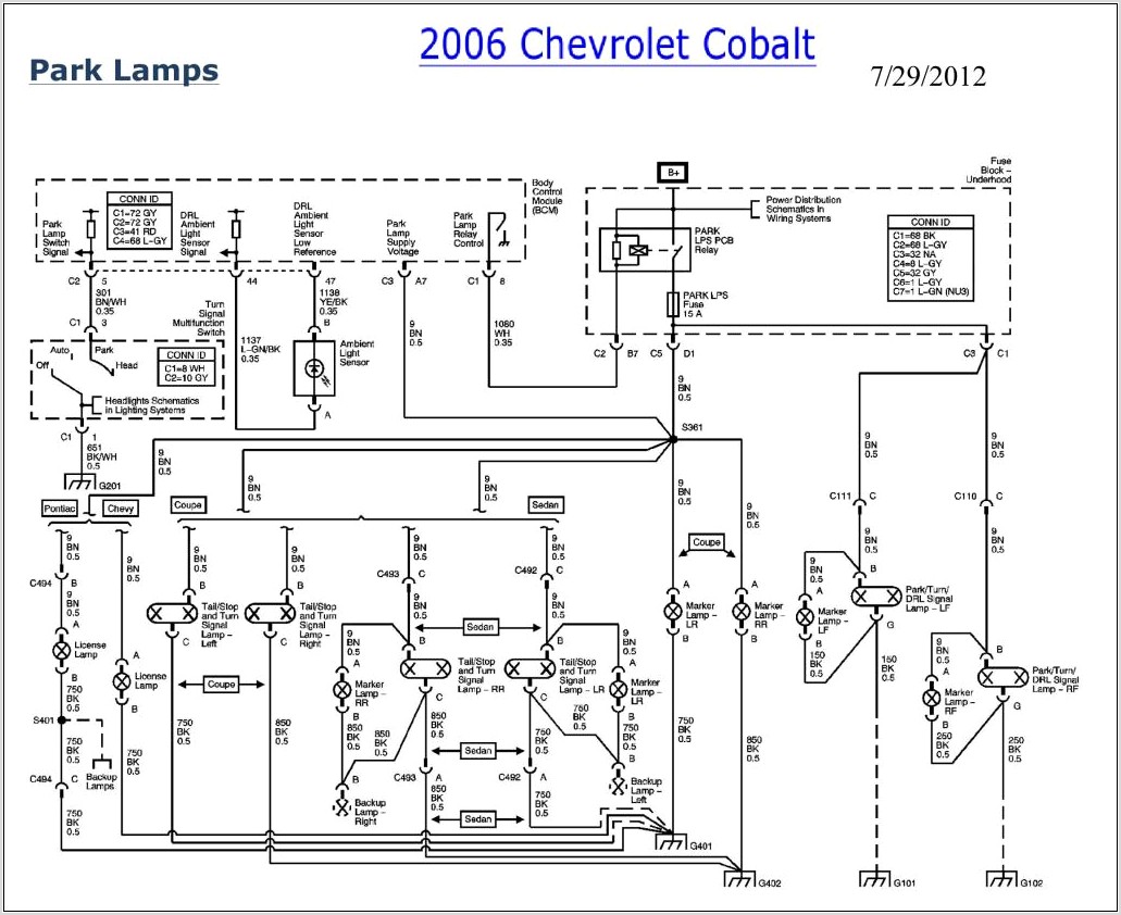 2006 Cobalt Wiring Diagram