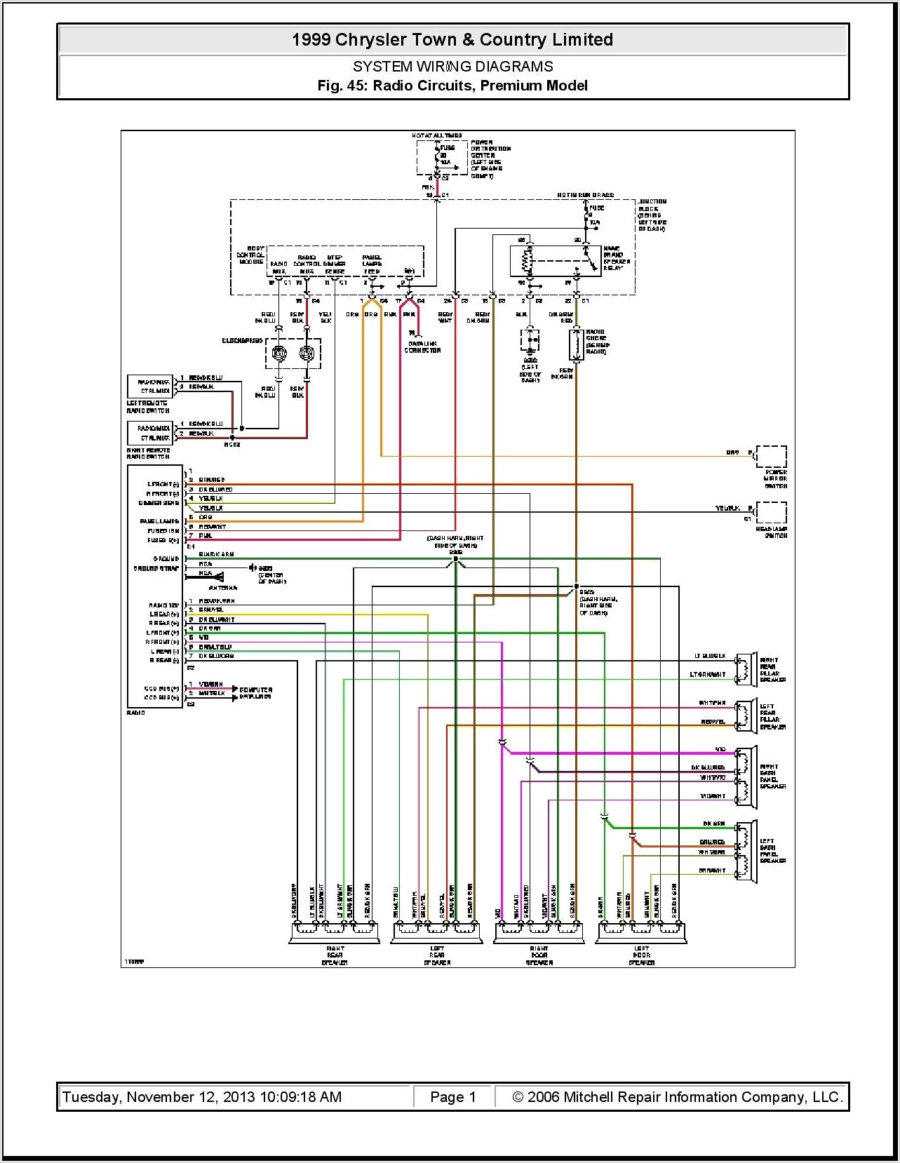 2006 Dodge Charger Stereo Wiring Harness Diagram