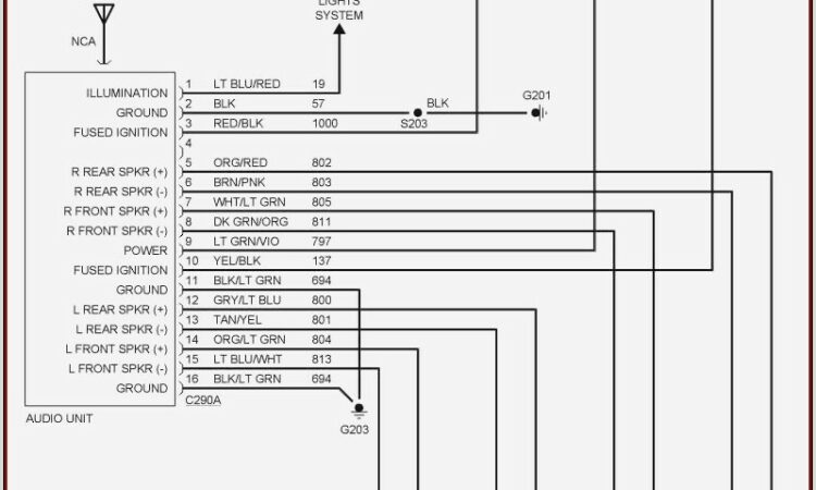 2006 Ford Freestyle Radio Wiring Diagram