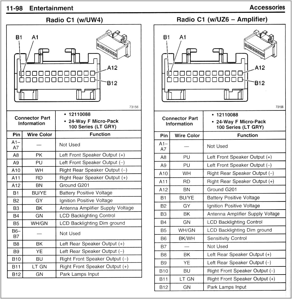2007 Tahoe Bose Amp Wiring Diagram