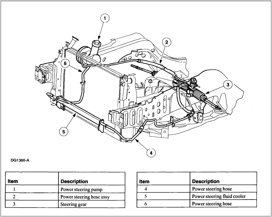 2008 F150 Power Steering Hose Diagram