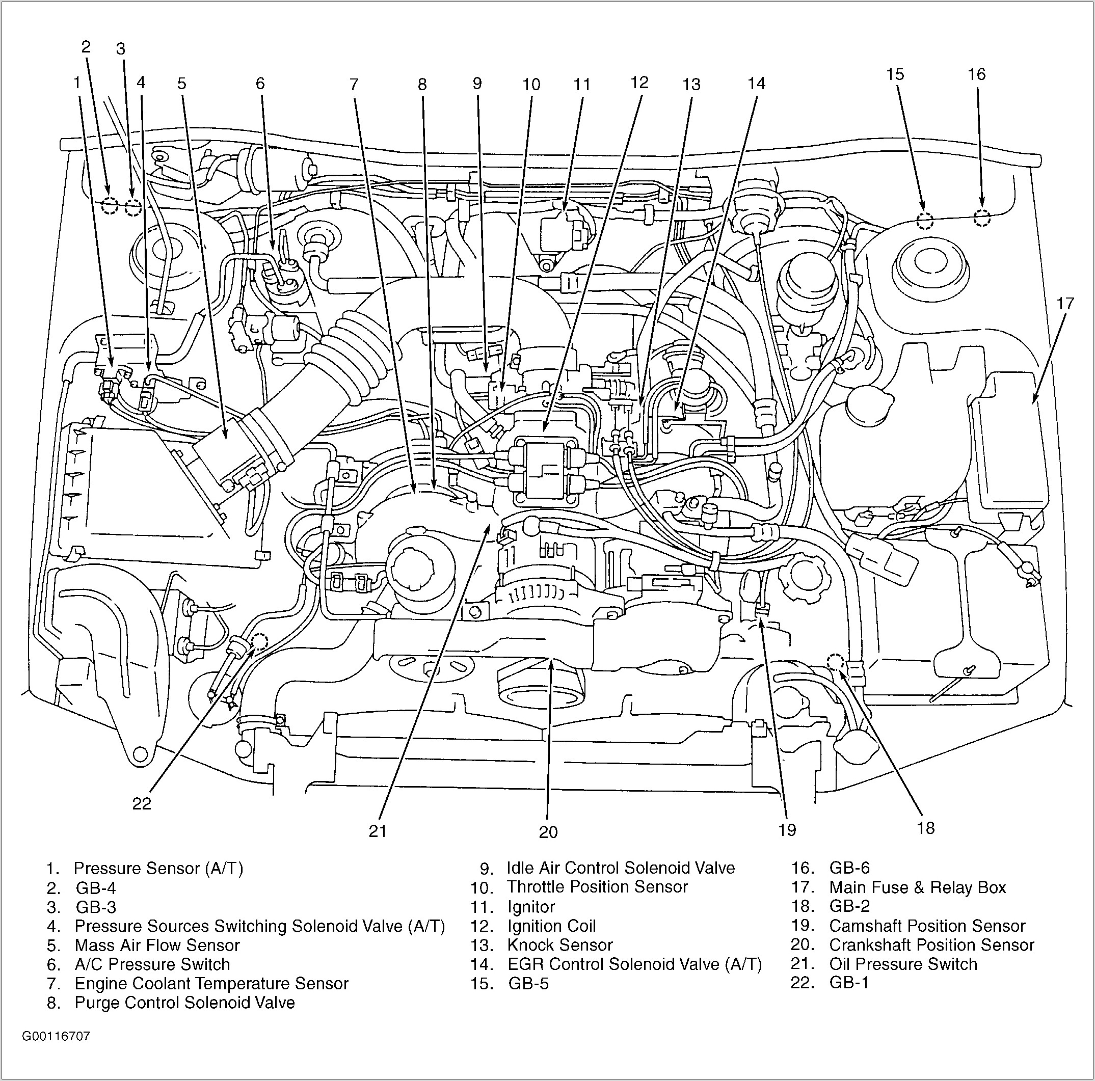 2010 Subaru Forester Exhaust Diagram
