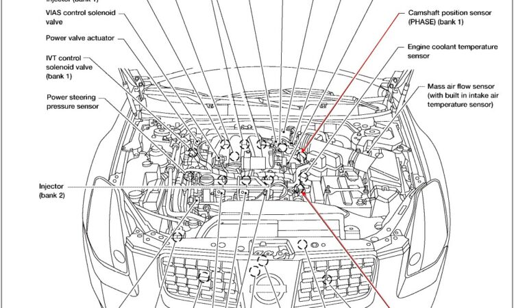 2014 Nissan Altima Undercarriage Diagram