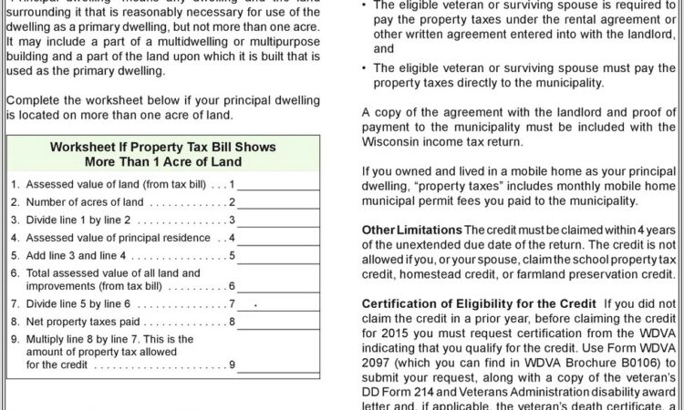 2015 Estimated Income Tax Worksheet Wisconsin