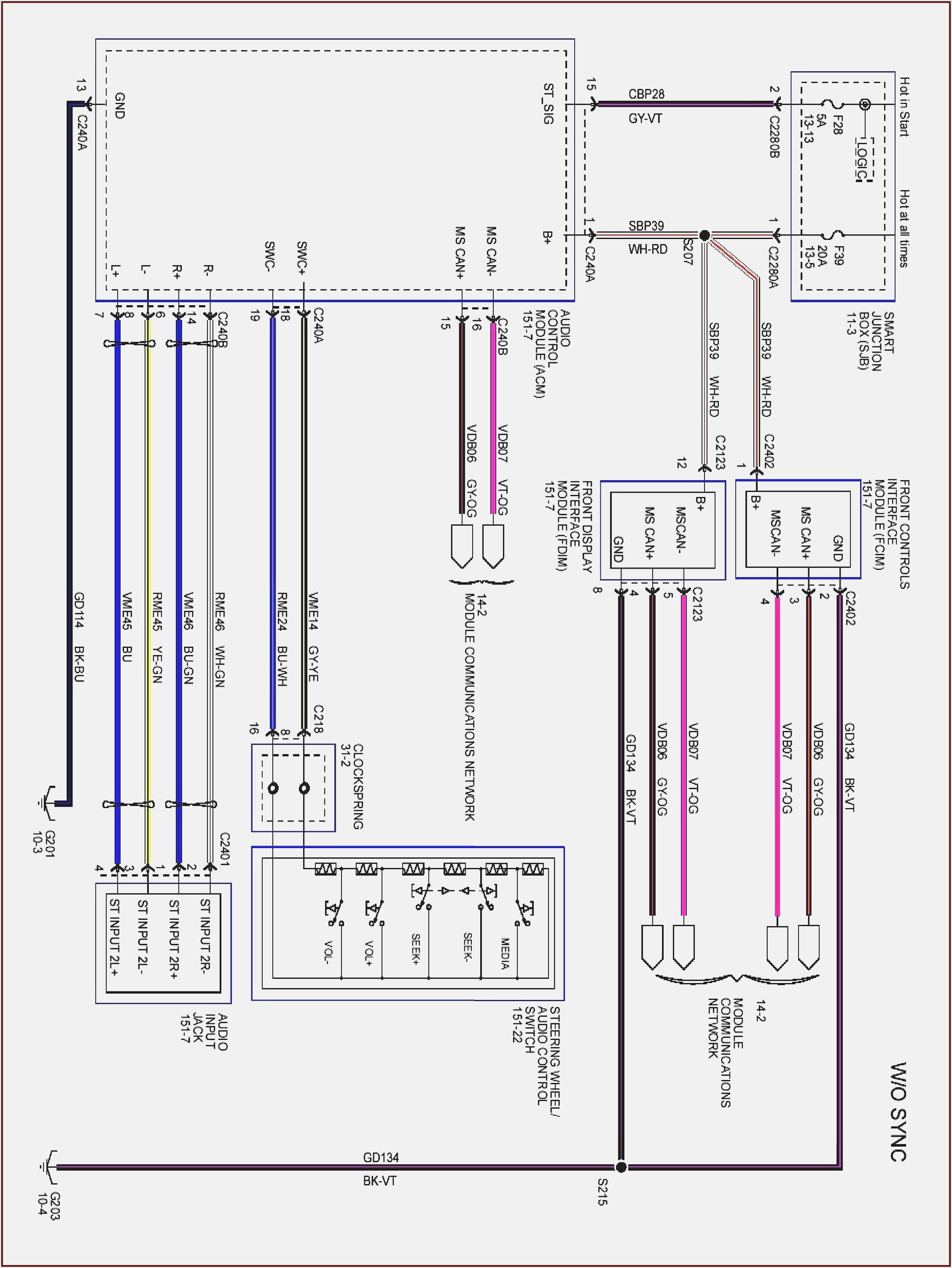 2015 Ford Mustang Stereo Wiring Diagram