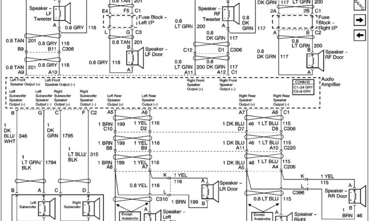 2015 Silverado Bose Amp Wiring Diagram