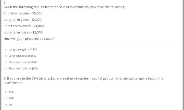 28 Capital Gains Tax Rate Worksheet