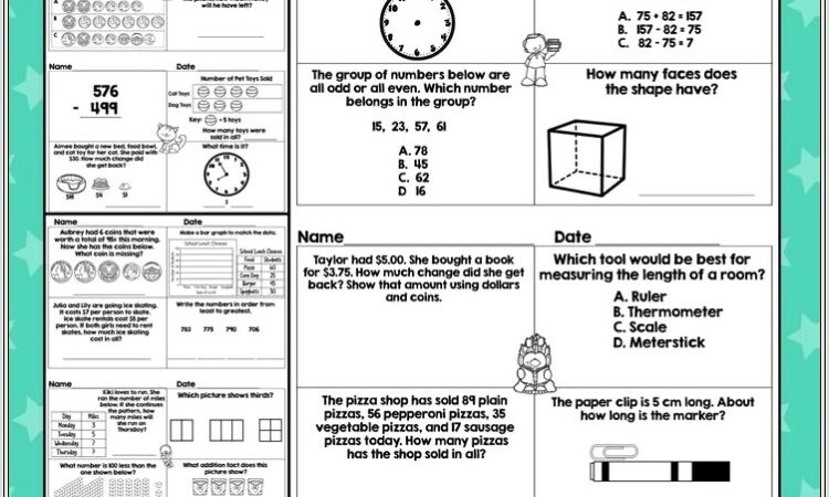 2nd Grade Bellwork Worksheets